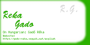 reka gado business card