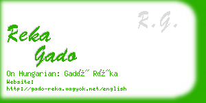 reka gado business card